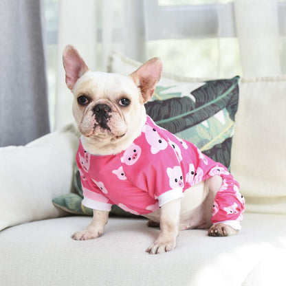 CuteBone Dog Halloween Pajamas Puppy Onesies Small Dogs Soft Pjs Coat Cat Apparel Comfy Pet