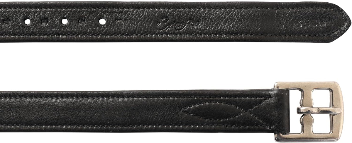 Exion FlexiStrong Stirrup Leathers for English Saddles – 1" Premium Calfskin with Nylon Core