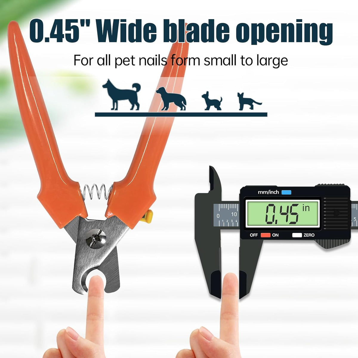Dog Nail Trimmers 767C - Professional Dog Nail Clippers for Large and Small Dogs, Easy-to-Use Pet