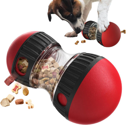 Dog Food Puzzle Toy Adjustable Treat Dispensing Food Dispenser Slow Feeder Bowls Puppy Enrichment