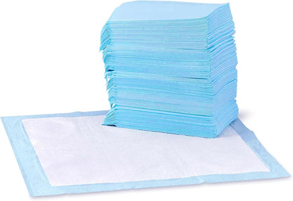 Amazon Basics Dog and Puppy Pee Pads, 5-Layer Leak-Proof Super Absorbent, Quick-Dry Surface, Potty