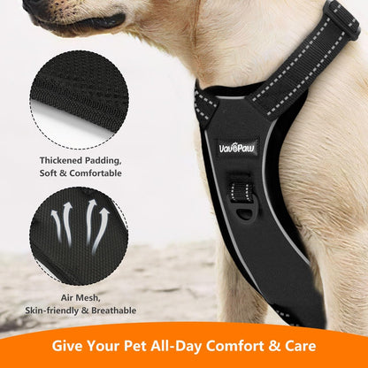 Dog Seat Belt Harness for Car, Dog Car Harness Adjustable Mesh Breathable & Dogs Seatbelt Safety