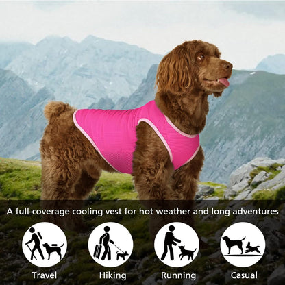 2 Pack Cooling Shirts for Dogs, Breathable Lightweight Dog Shirts for Small Dogs Girl, Sleeveless