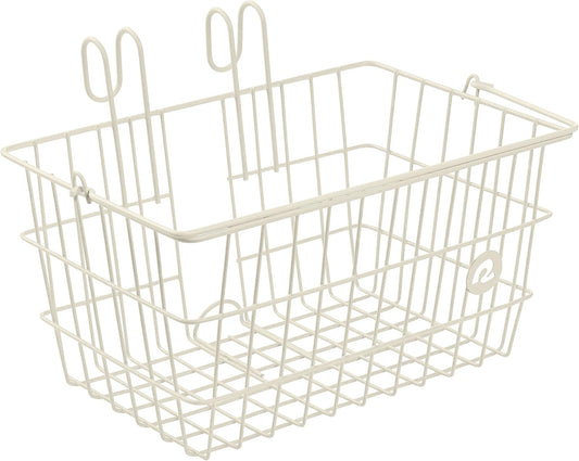 Retrospec Apollo-Lite Lift-Off Bike Basket - Detachable Steel Handlebar Basket with Carrying Handle