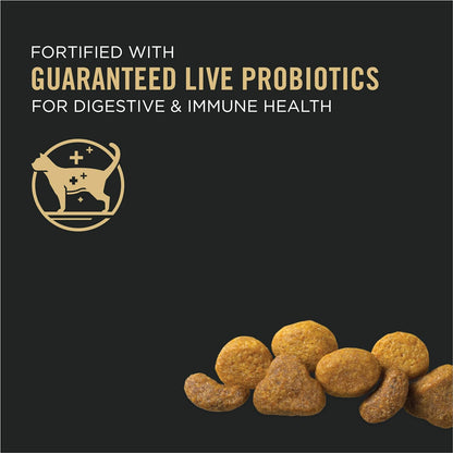 Purina Pro Plan High Protein Cat Food With Probiotics for Cats, Chicken and Rice Formula - 16 lb.