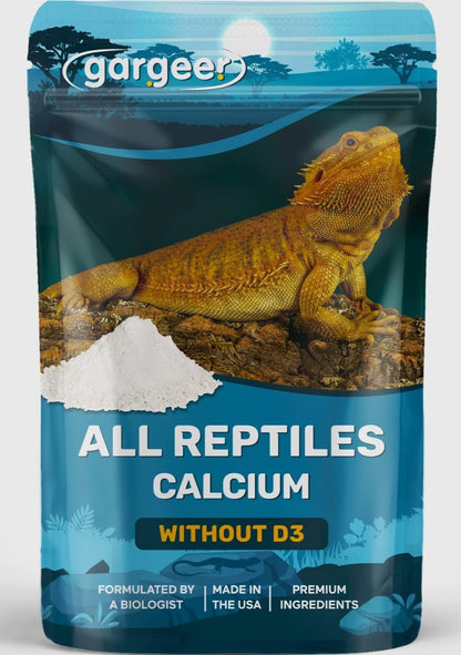 4oz All Reptile Calcium Powder, Phosphorus-Free Ultrafine Powder, Pure Dust Without Vitamin D3