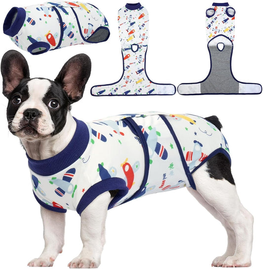 Kuoser Recovery Suit for Dogs Cats After Surgery, Professional Pet Recovery Shirt Dog Abdominal