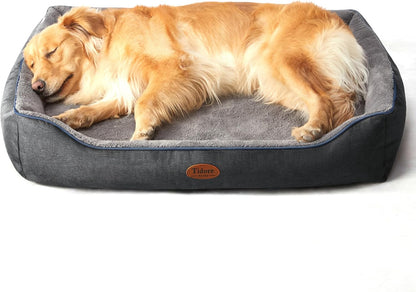 Orthopedic Dog Beds for Medium Dogs, Durable Egg Crate Foam Sofa Dog Bed wit Washable Removable