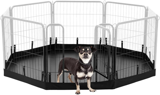 PJYuCien Dog Playpen Bottom Pad, Fits 24 Inch Width 8 Panels Regular Octagon Metal Exercise Pet