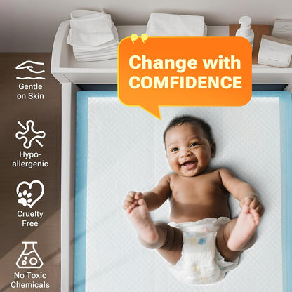 30" x 36" 100 Count Super Absorbency Disposable Bed Pads for Adults, Leakproof Quick Drying