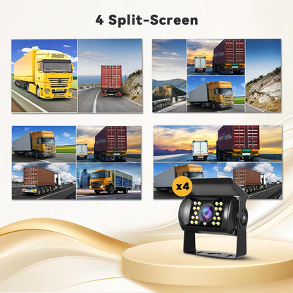 Hikity Backup Camera with Monitor Kit, 9?˜â€?Car Rear View Monitor with Waterproof 18 IR LED Night