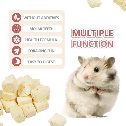 Abizoo Freeze Dried Tofu for Hamsters High Protein Low Fat & Balanced Minerals Grain Free Single