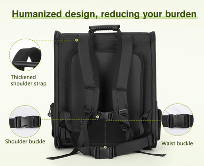 Pecute Pet Carrier Backpack, Dog Carrier Backpack, Expandable with Breathable Mesh for Small Dogs