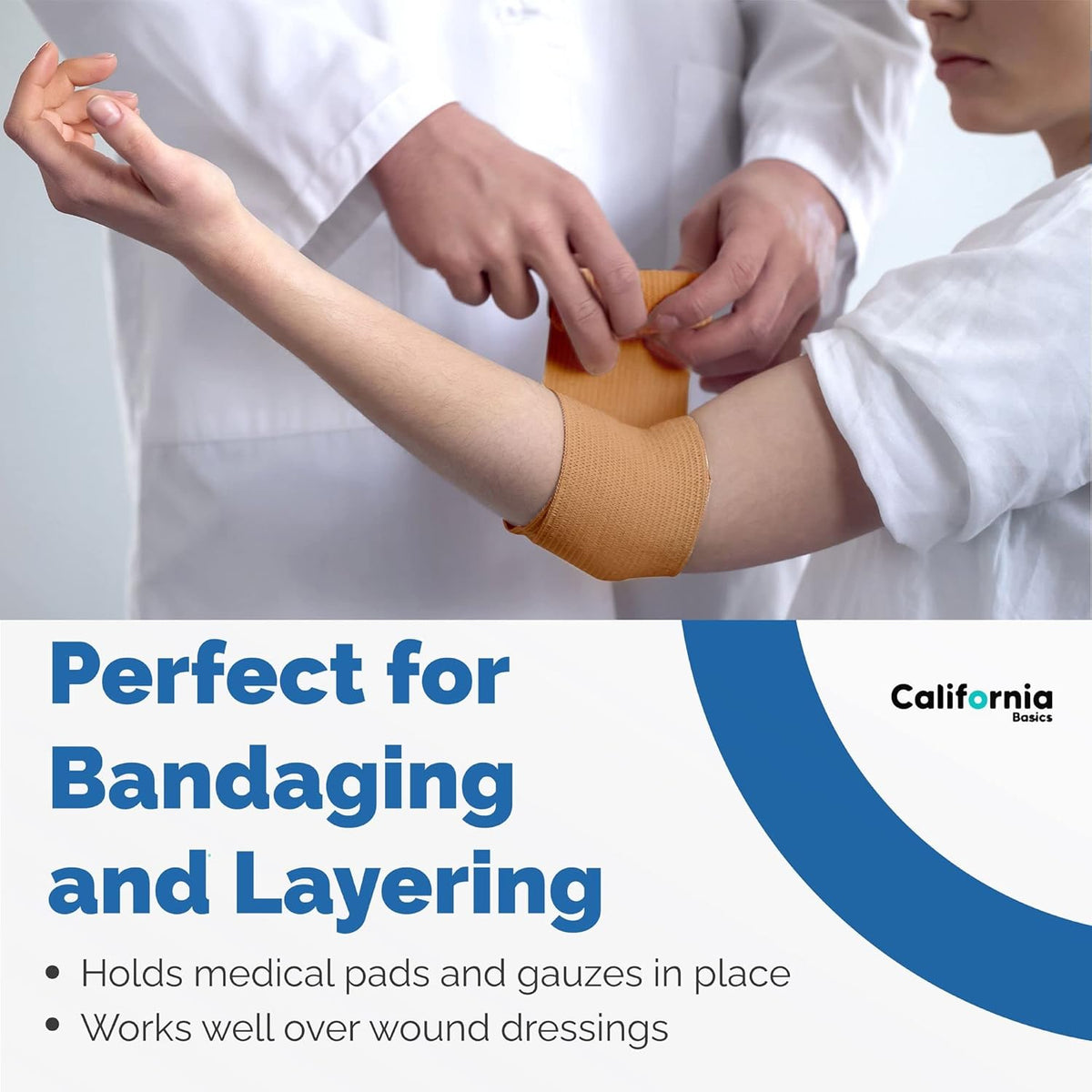 Self-Adhesive Bandage Wrap - Suitable for All Sports - Breathable Athletic Tape for Wrists - Knee