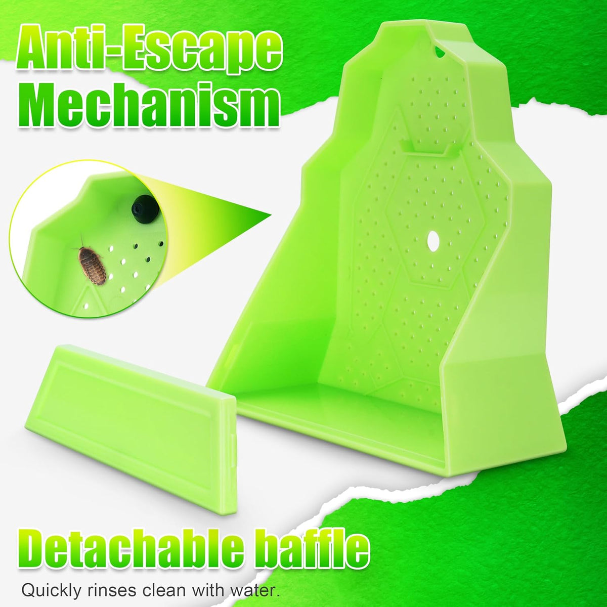 Reptile Anti-Escape Feeding Bowl, Wall-Mounted Feeder for Reptile, Stimulate Hunting Accessories
