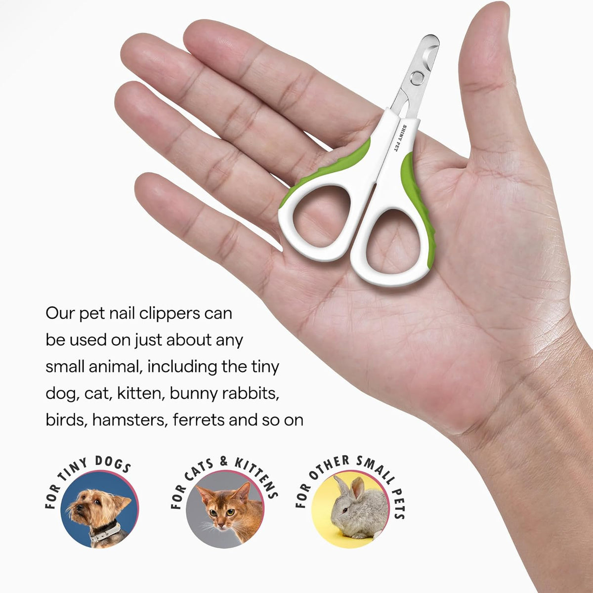 Cat Nail Clipper & Trimmer for Indoor Cats Kitten Puppy Rabbit Small Dog Bird - Professional Pet