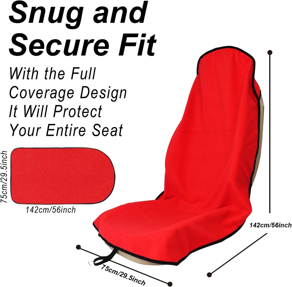 Car Seat Cover Protector Front Seats,for Gym Workout,Running,Swimming,Beach and Hiking,Waterproof