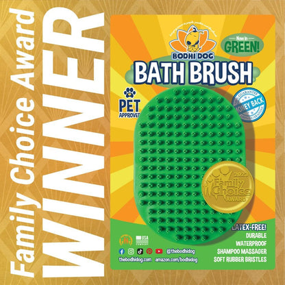 Bodhi Dog Shampoo Brush - Pet Grooming & Bath Supplies for Dogs and Cats - Bath Brush for Long &