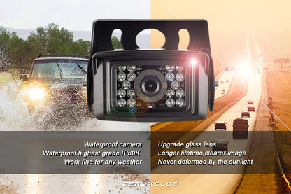 Digital Wireless Backup Camera System Kit, IP69 Waterproof Wireless Rear View Camera + 7?™â€?LCD