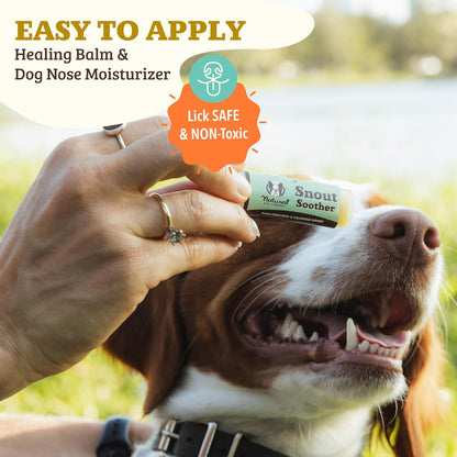 Natural Dog Company Snout Soother Bundle, Includes 2oz Tin + 0.15oz Stick, Dog Nose Balm for