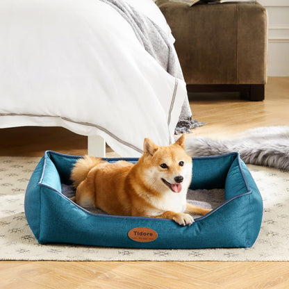 Orthopedic Dog Beds for Medium Dogs, Durable Egg Crate Foam Sofa Dog Bed wit Washable Removable