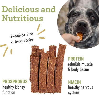 Farm Hounds - Turkey Strips - Premium Natural Jerky for Dogs - from 100% Humanely Raised Turkey