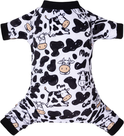 CuteBone Dog Halloween Pajamas Puppy Onesies Small Dogs Soft Pjs Coat Cat Apparel Comfy Pet
