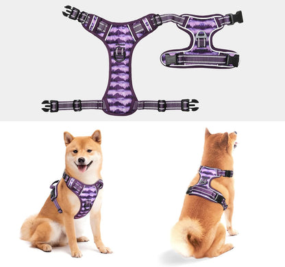 Timos Dog Harness,No-Pull Pet Harness Adjustable Soft Padded Dog Vest,Reflective No-Choke Pet