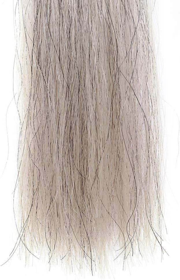 Horse Tail Extensions with Braided Horsehair Loop, Blunt Cut Bottom, 28-30 inches Long and 3/8 lb