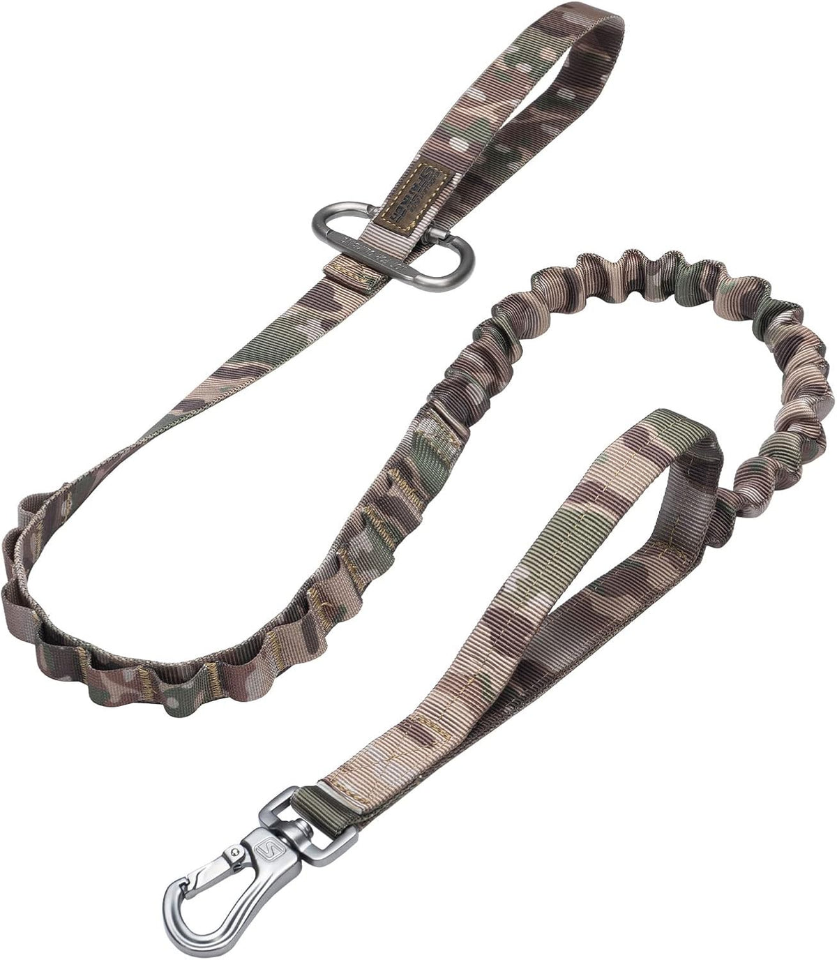 EXCELLENT ELITE SPANKER Bungee Dog Leash Tactical Nylon Adjustable Tactical No Pull Leads Rope for