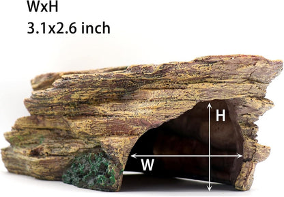 Turtle Basking Platform Shale Scape Step Ledge, Reptile Cave Hideout Turtle Tank Accessories