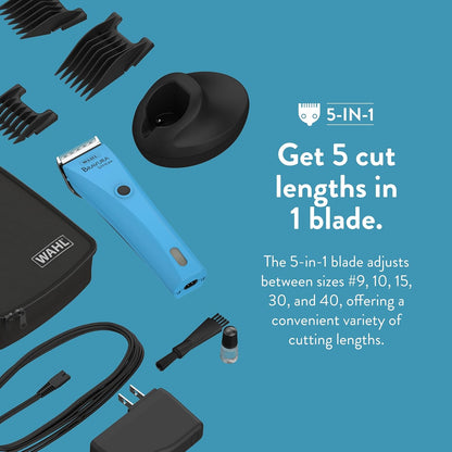 WAHL Professional Animal Bravura Lithium Ion Clipper - Pet, Dog, Cat, and Horse Corded/Cordless