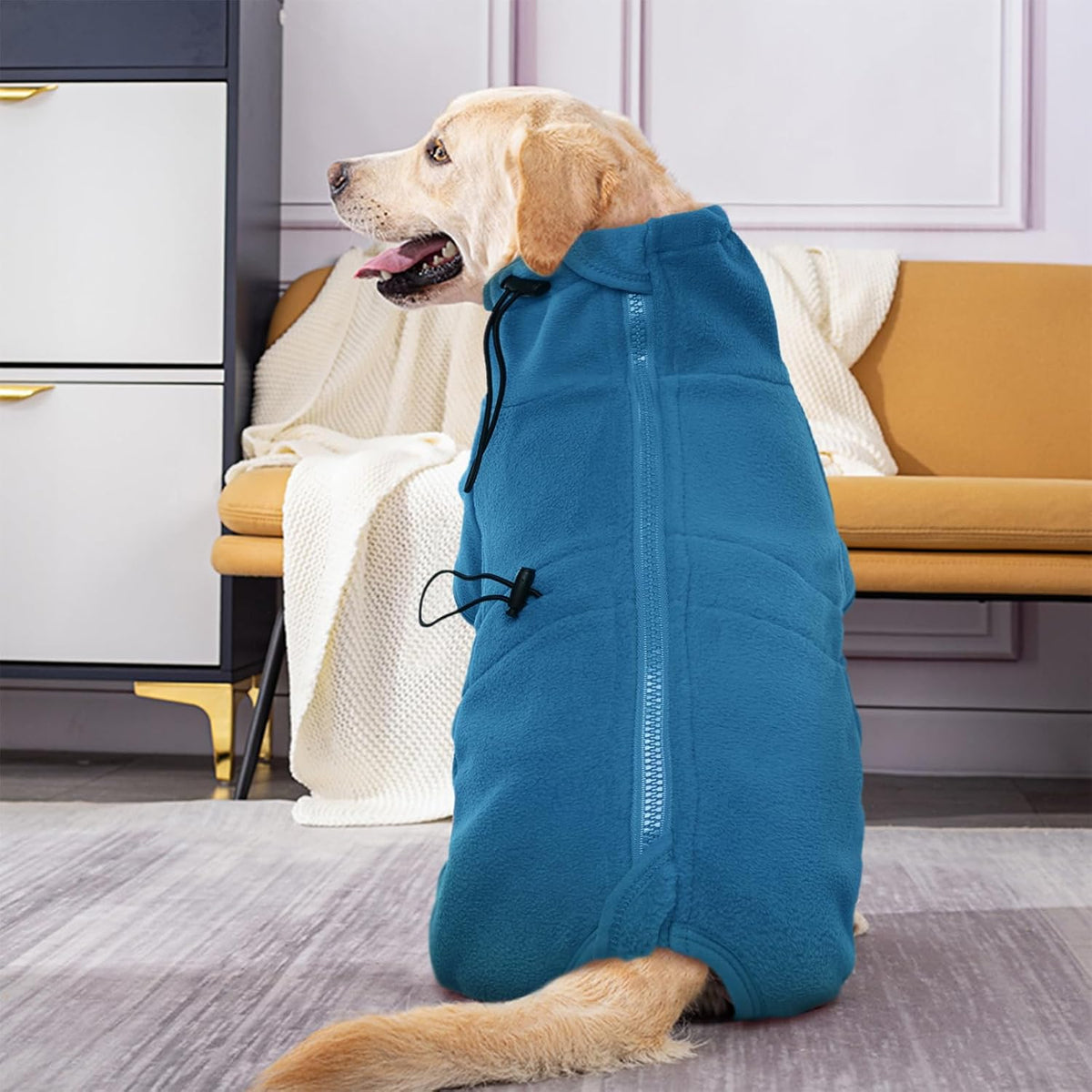 ROZKITCH Dog Coats for Small Dogs, Pet Windproof Warm Cold Weather Jacket Vest Cozy Jumpsuit