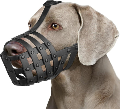 Mayerzon Dog Muzzle for Medium Large Dogs, Humane Basket Muzzle, Soft & Lightweight & Adjustable |