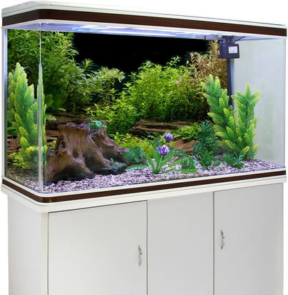 AWERT Aquarium Background River Bed & Lake Aquatic Plant Fish Tank Background Vinyl 48x24 inches