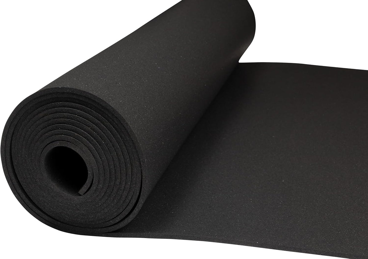 Playsafer Genaflex Rubber Gym Floor Mat - Heavy Duty Commercial Protective Gym Flooring Roll, 8mm