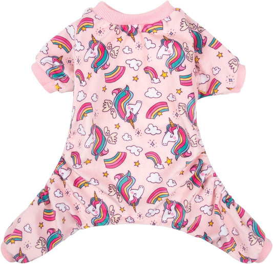 CuteBone Small Dogs Outfit Soft Puppy Onesies Pjs Dog Pajamas Pet Coat Cat Apparel Comfy Doggie