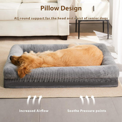 BFPETHOME Dog Beds for Small Dogs, Washable Dog Bed with Sides, Orthopedic Medium Sized Soft Mats