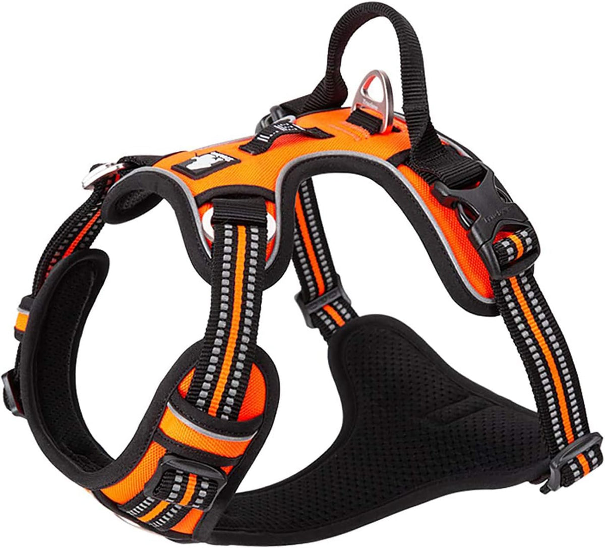 Truelove Dog Harness No Pull Nylon Reflective Pet Harness Adjustable Comfortable Control Step-in