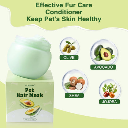 Dog Conditioner with Shea Butter & Olive Oil – Moisturizes, Relieves Itchy Skin & Allergies