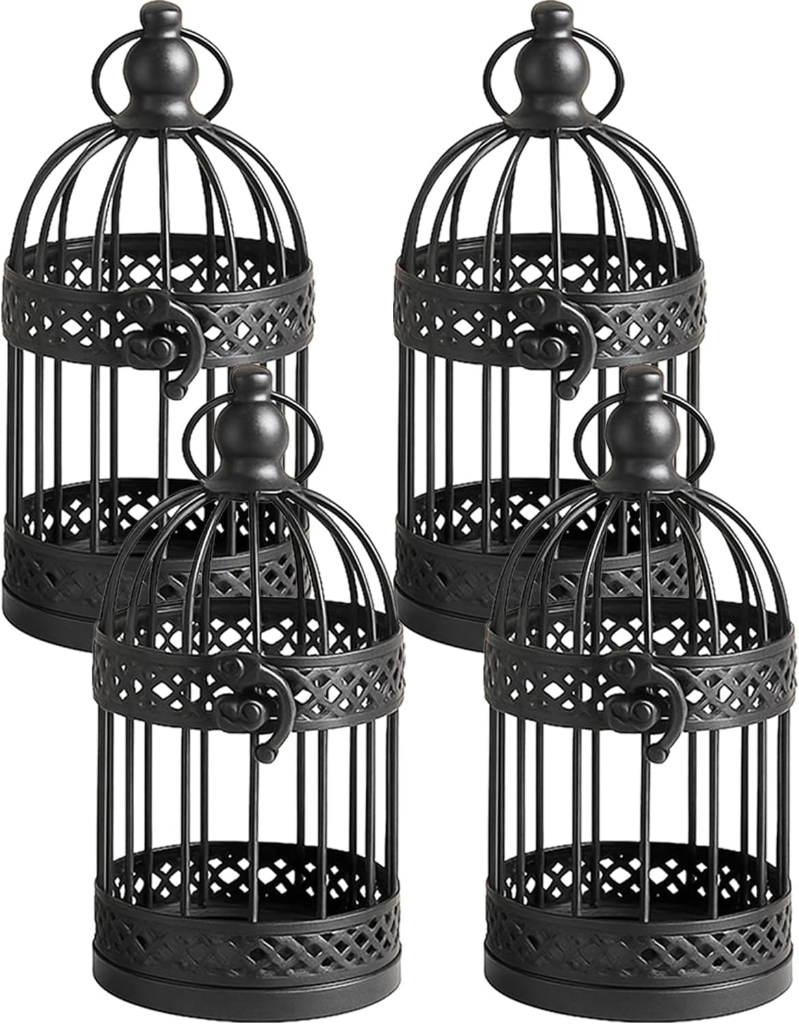Vela Lanterns Birdcage Decor Candle Holder Lantern Decorative Table Centerpiece Halloween