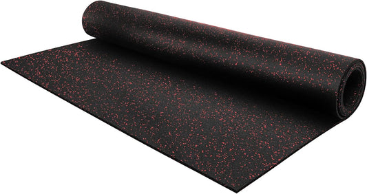 Flooring Inc's 1/4" Thick Tough Rubber Flooring Roll | Flexible Recycled Rubber Floor Mats for Home