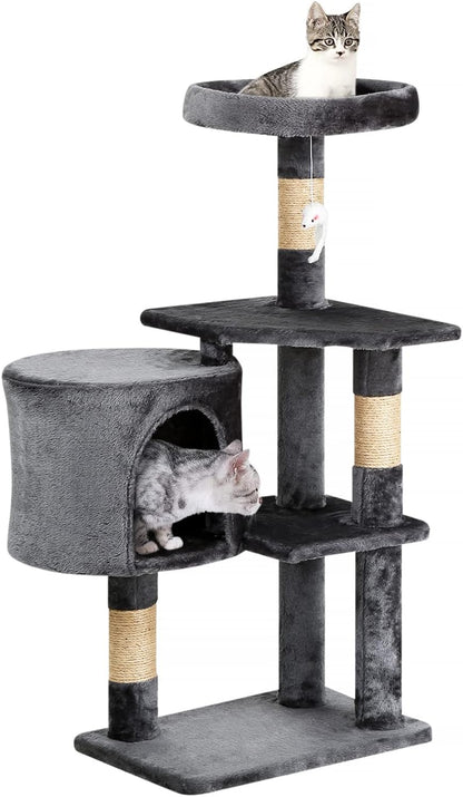 BestPet Cat Tree 36 inch Tall Scratching Toy Activity Centre Cat Tower Cat Condo Multi-Level