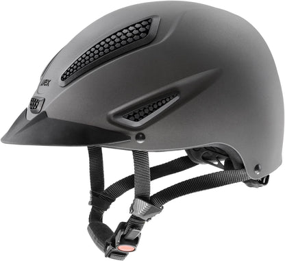 uvex perfexxion II Horse Riding Helmet for Women & Men, Anthracite - Adjustable & Excellent