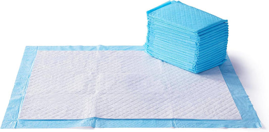 Amazon Basics Dog and Puppy Pee Pads with 5-Layer Leak-Proof Design and Quick-Dry Surface for Potty