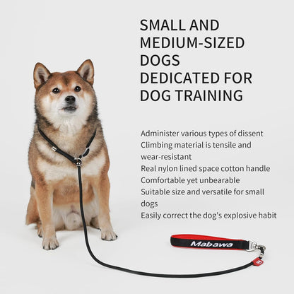 Dog Anti-Slip Leash 5FT with Metal Stopper - Durable No-Pull Training Lead for Small, Medium &