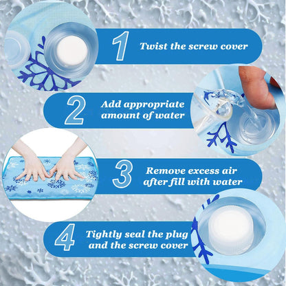 Dog Cooling Mat, Cooling Mat for Dogs & Cats, Provides Instant Relief for Small, Medium, Large