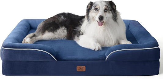Bedsure Orthopedic Dog Bed for Extra Large Dogs - XL Washable Dog Sofa Beds Large, Supportive Foam