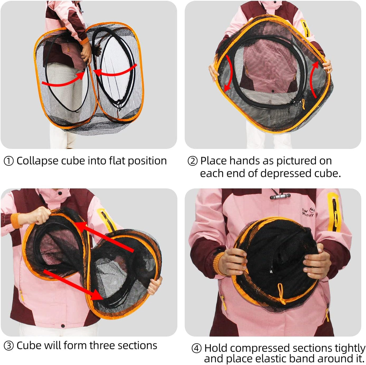 Collapsible Cat Play Tunnel + Cube with Three Ways for Indoor and Outdoor, Cat Enclosure, Tunnel