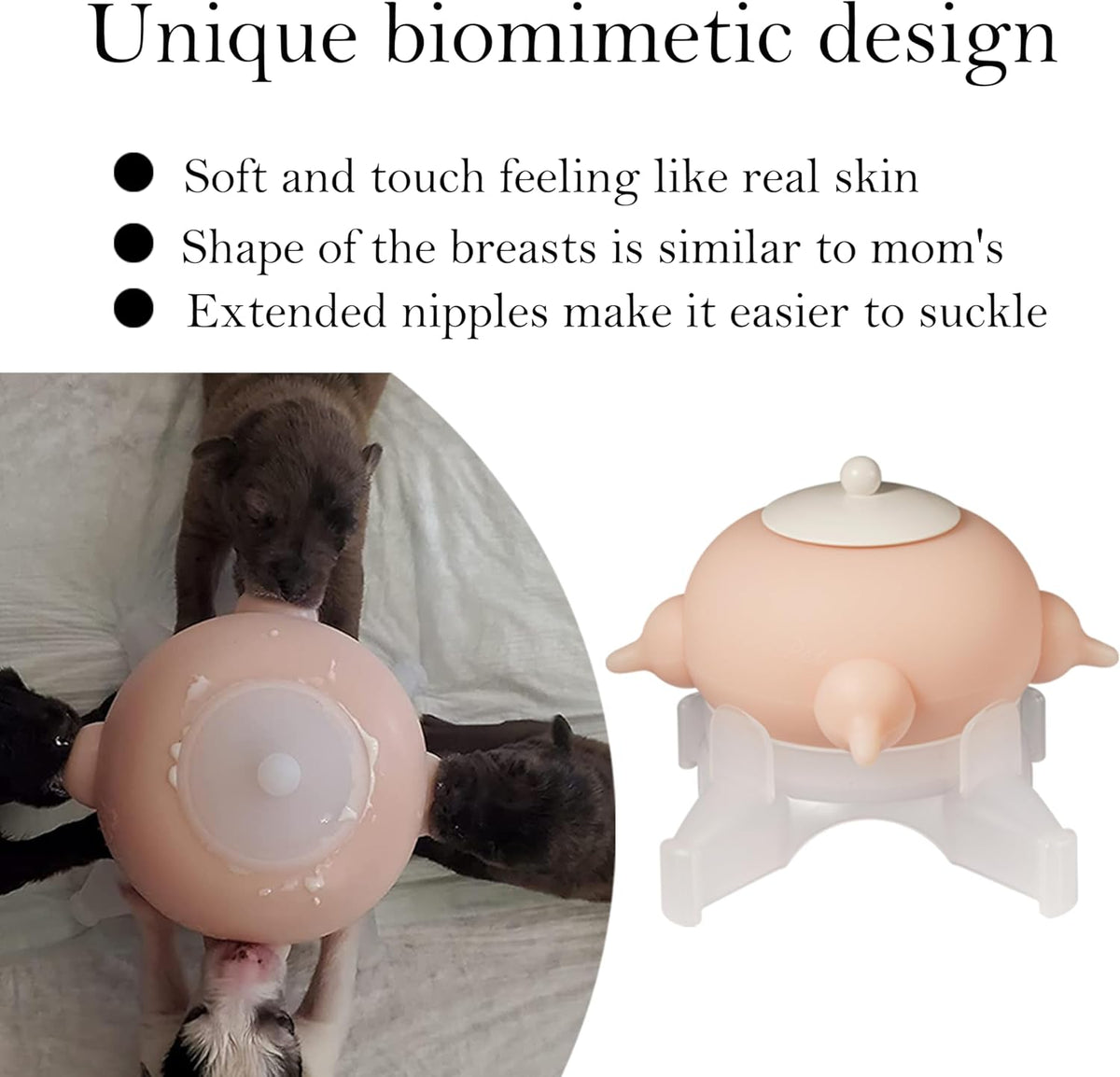 Puppy Milk Feeder Nursing Station feeders for Multiple Puppies Milk replacer Dongdong pet L